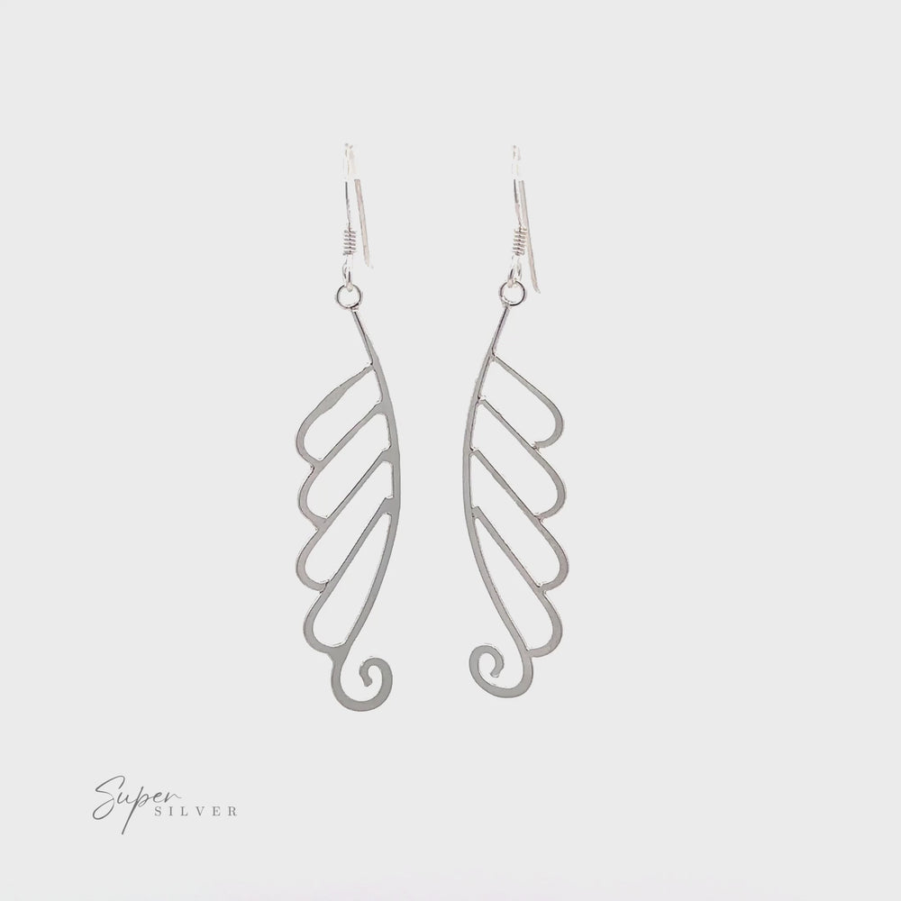 
                  
                    Load and play video in Gallery viewer, Delicate Wing Inspired Earrings
                  
                
