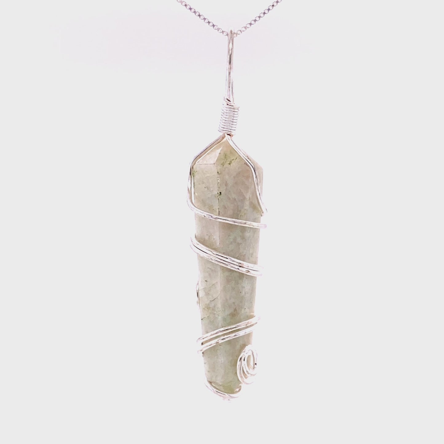 
                  
                    Load and play video in Gallery viewer, Wire Wrapped Stone Pendant
                  
                