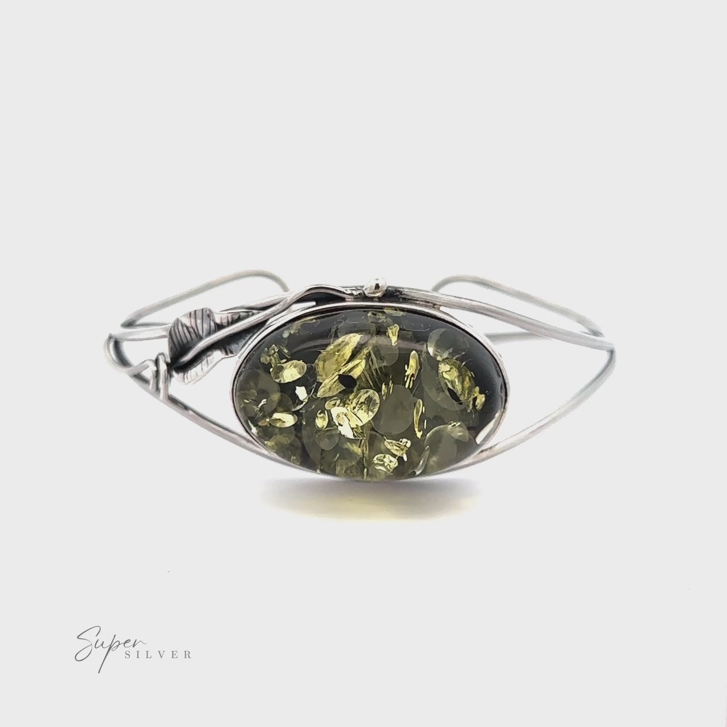 
                  
                    Load and play video in Gallery viewer, Delicate Floral Amber Cuff
                  
                