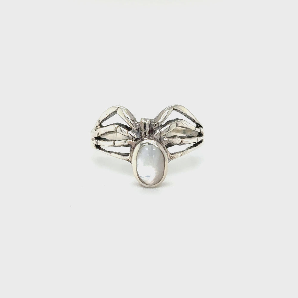 
                  
                    Load and play video in Gallery viewer, Inlay Stone Spider Ring
                  
                