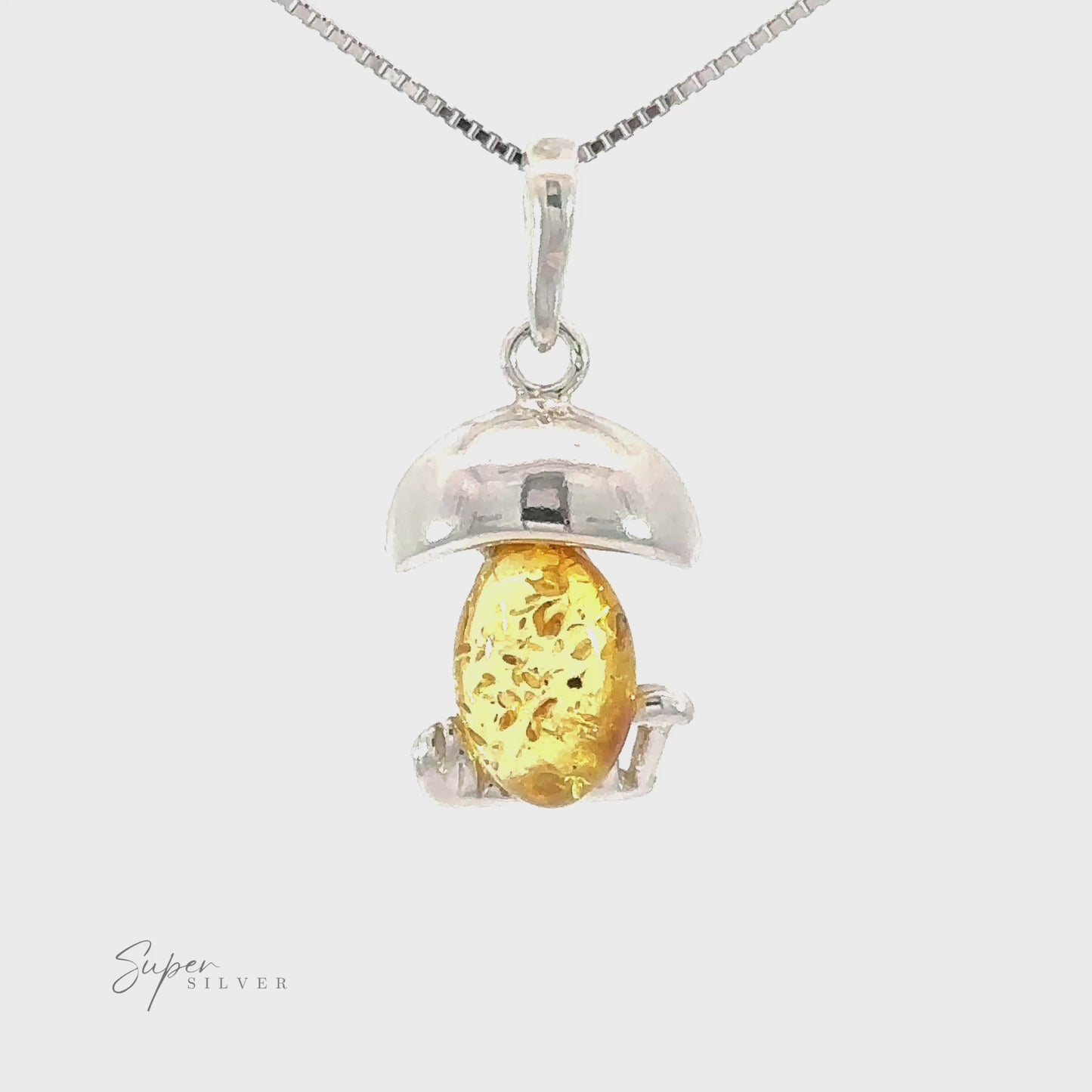 
                  
                    Load and play video in Gallery viewer, Amber Mushroom Pendant
                  
                