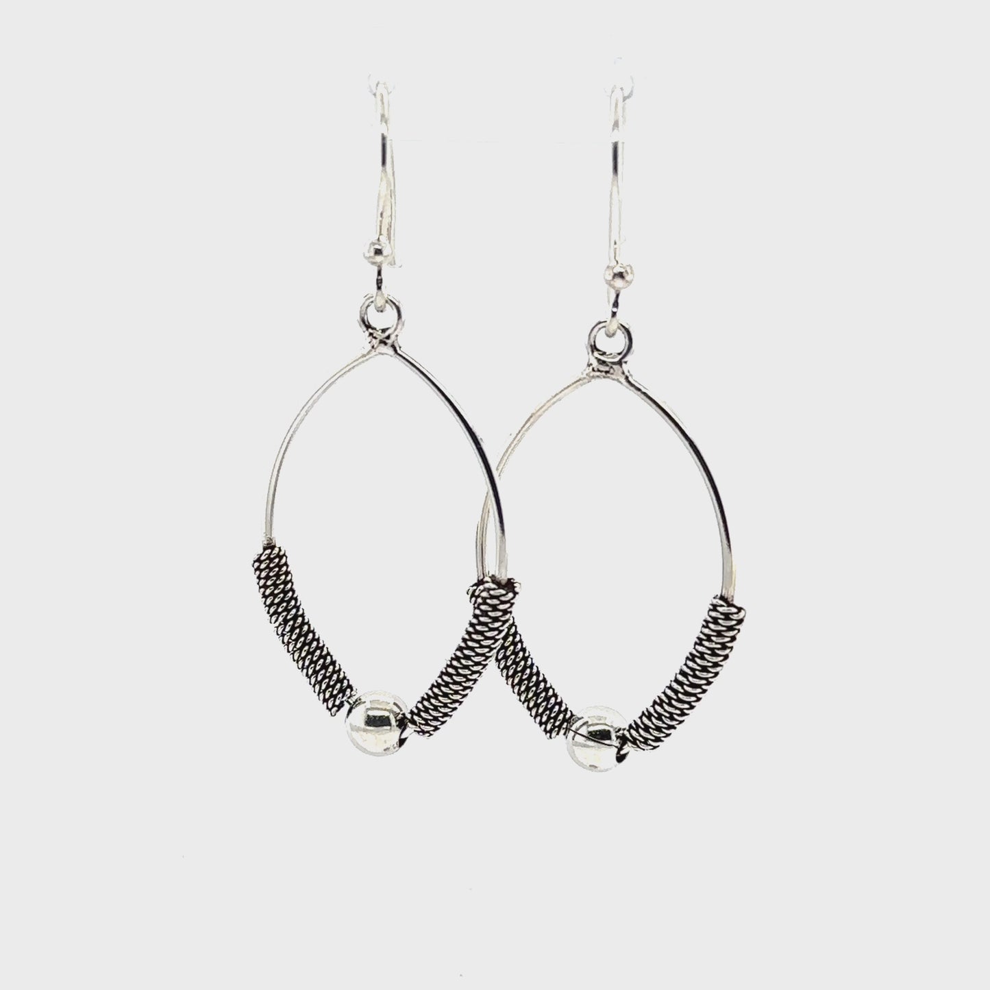 
                  
                    Load and play video in Gallery viewer, Bali Rope Texture Earrings
                  
                
