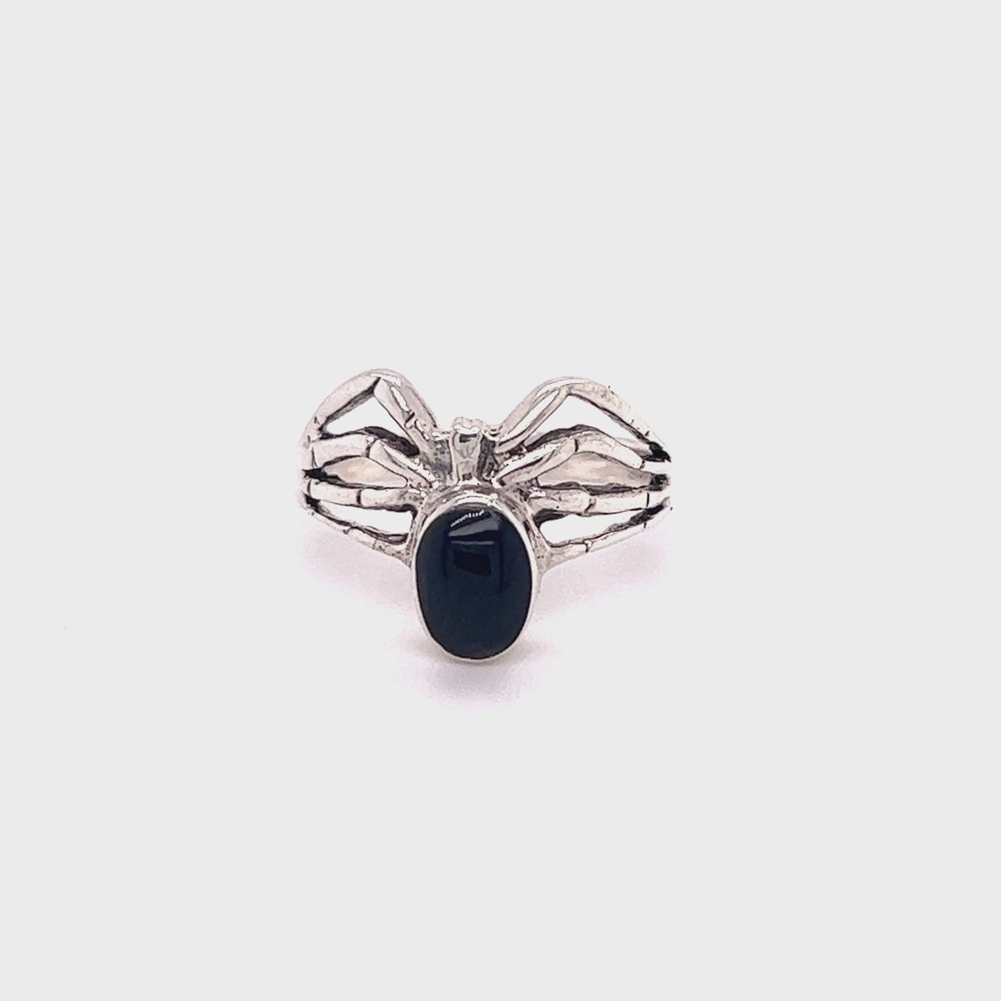 
                  
                    Load and play video in Gallery viewer, Inlay Stone Spider Ring
                  
                