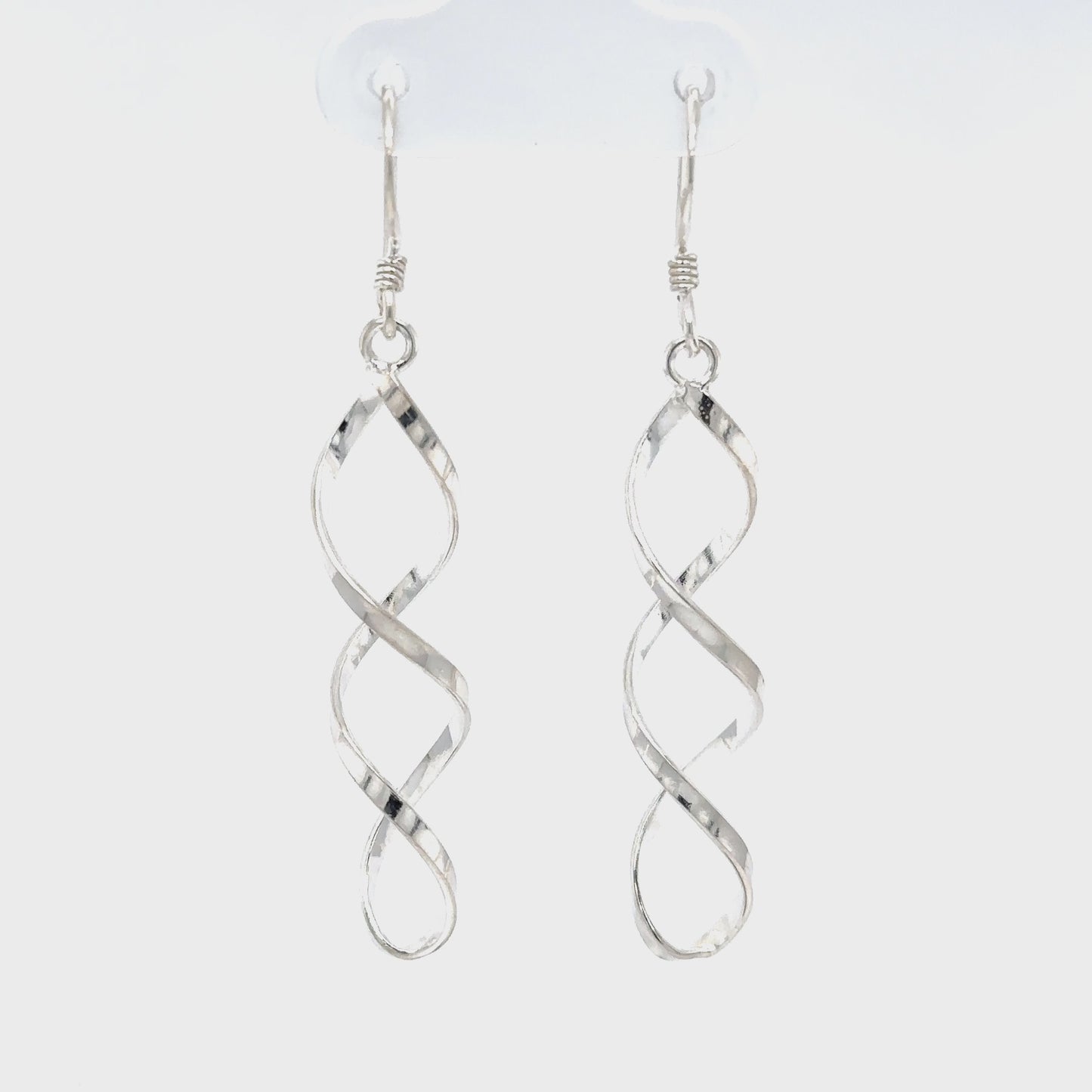 
                  
                    Load and play video in Gallery viewer, Delicate Twisted Earrings
                  
                