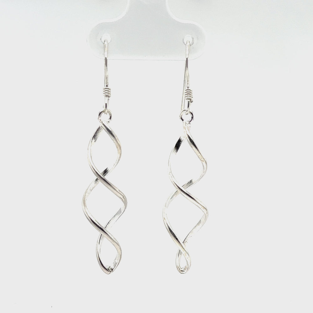 
                  
                    Load and play video in Gallery viewer, Delicate Twisted Earrings
                  
                