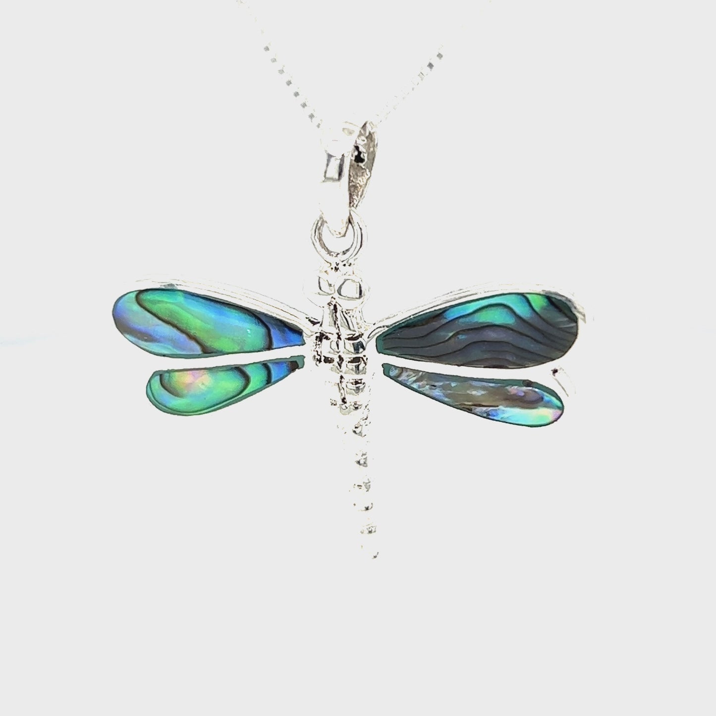 
                  
                    Load and play video in Gallery viewer, Dragonfly Inlay Stone Pendant
                  
                