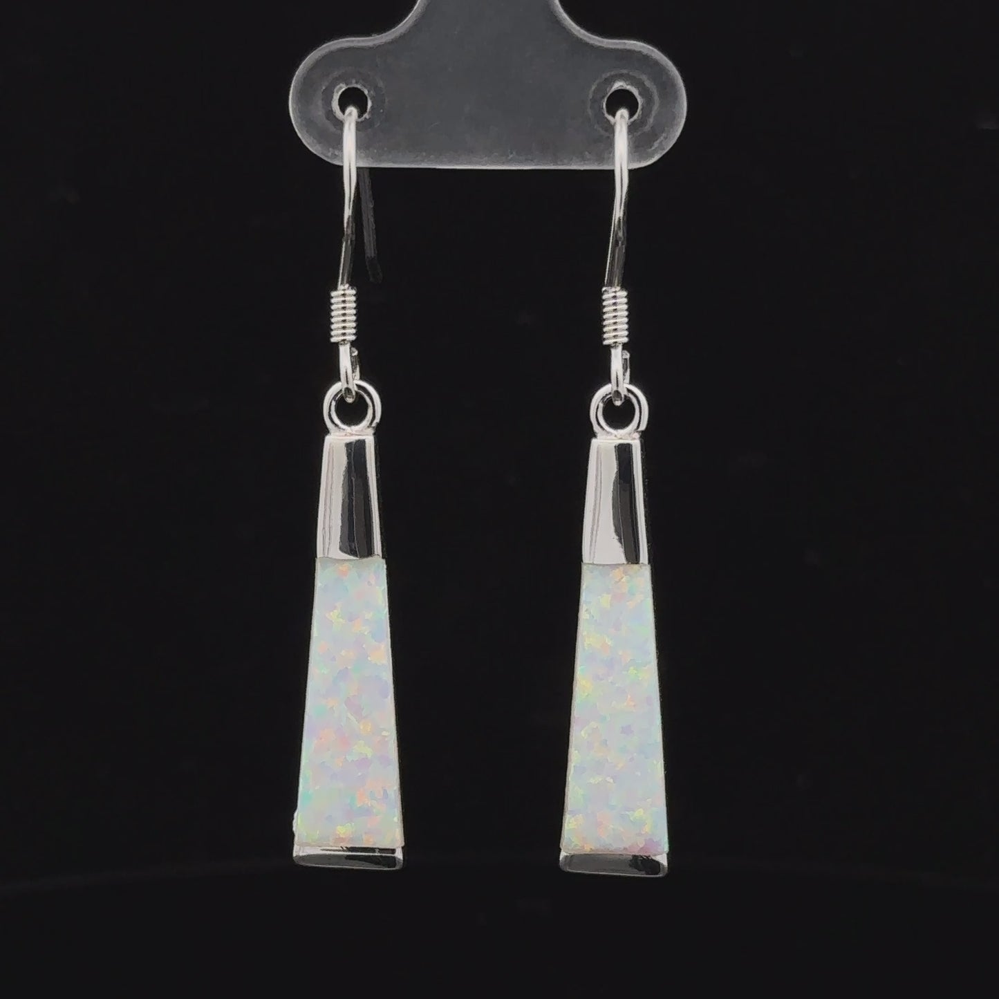 
                  
                    Load and play video in Gallery viewer, Elegant Long Opal Earrings
                  
                