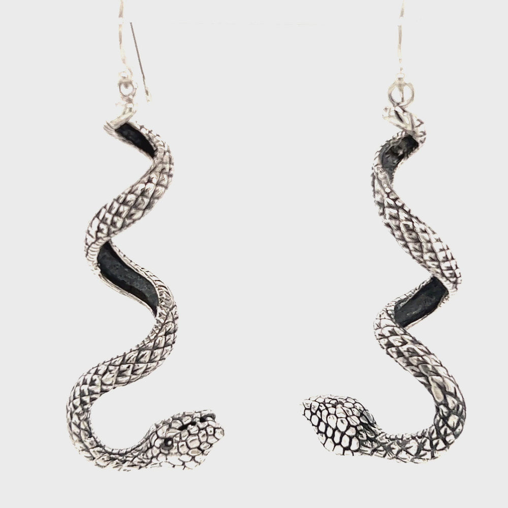 Enchanting Twist Snake Earrings
