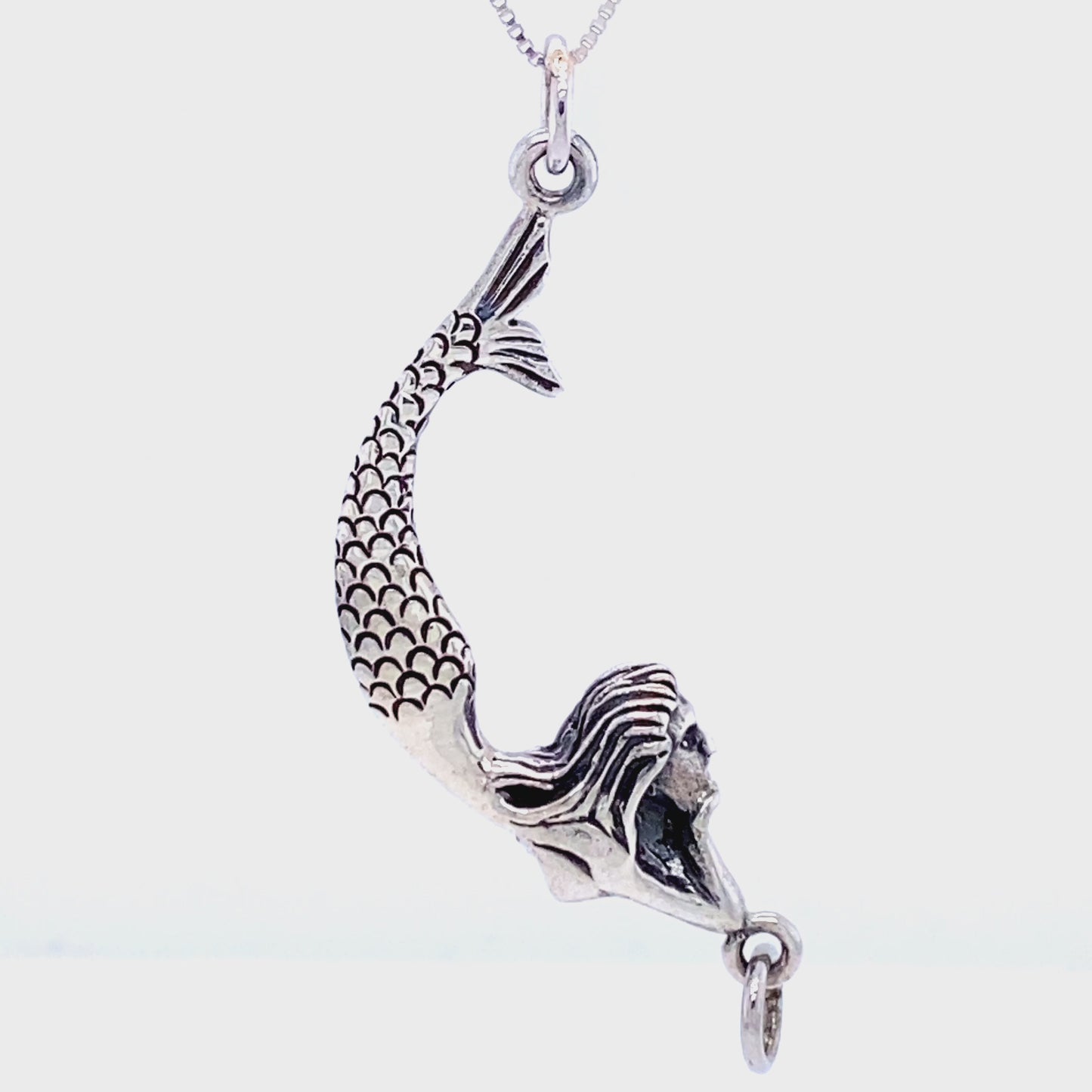 
                  
                    Load and play video in Gallery viewer, Lounging Mermaid Pendant
                  
                