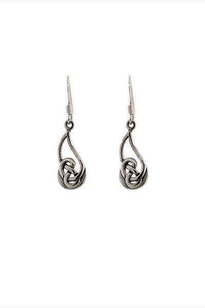 
                  
                    A pair of Super Silver Celtic Style Earrings, perfect as a gift for special events.
                  
                