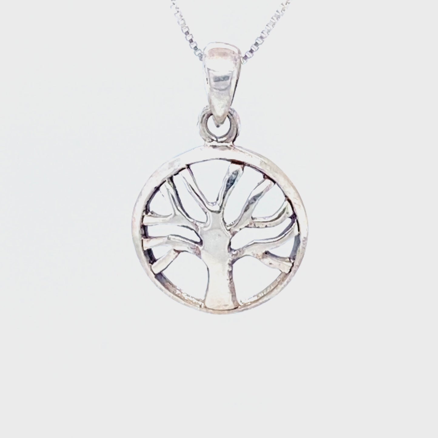 
                  
                    Load and play video in Gallery viewer, Small Round Tree of Life Pendant
                  
                