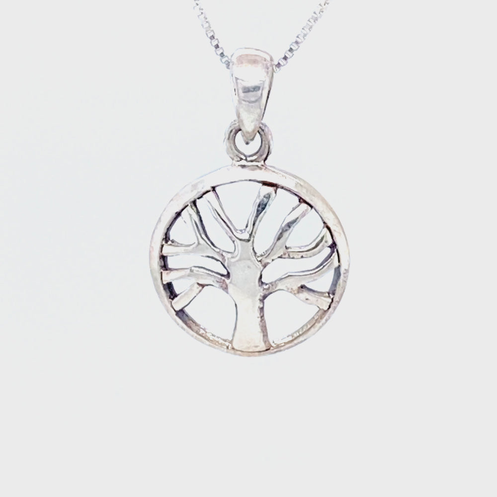 Silver Lifes Tree Necklace and Earrings Set | Warren James
