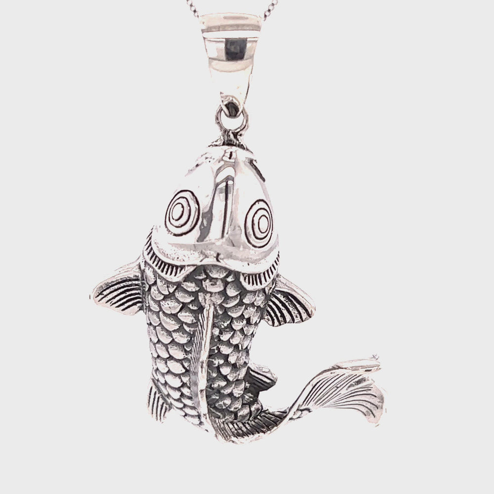 
                  
                    Load and play video in Gallery viewer, Handcrafted Koi Fish Pendant
                  
                