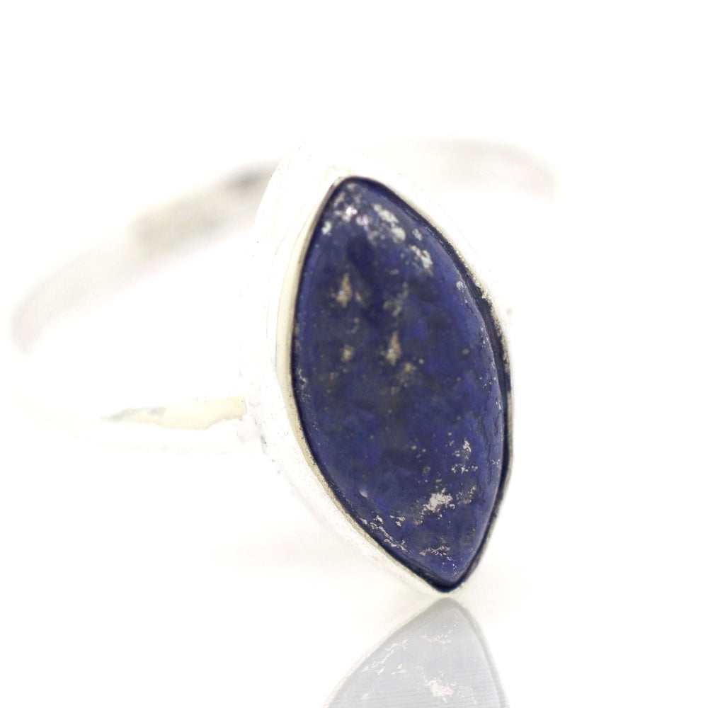 
                  
                    A Simple Marquise Shaped Gemstone Ring with a gemstone by Super Silver.
                  
                