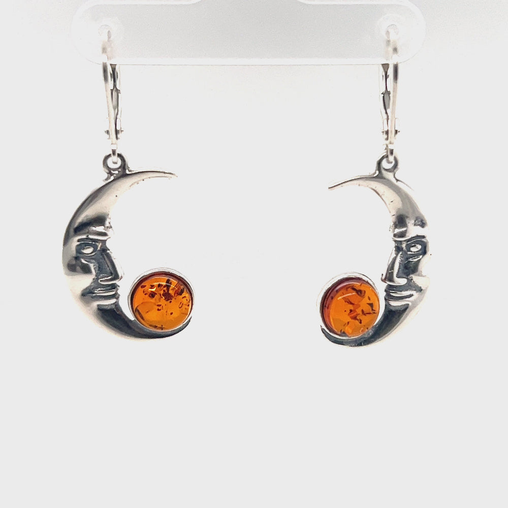 Man in the hot sale moon earrings