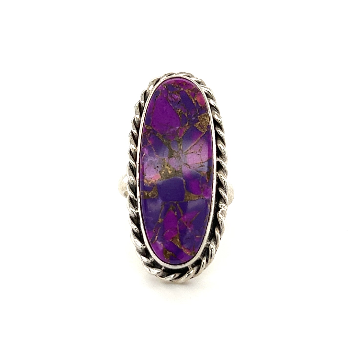 
                  
                    Exquisite Long Purple Turquoise Ring
                  
                