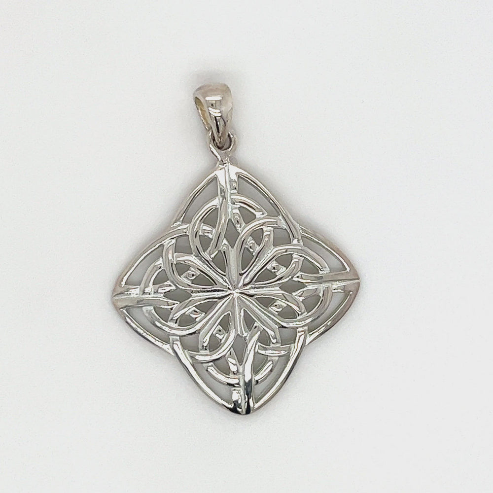 
                  
                    Load and play video in Gallery viewer, Square Celtic Knot Pendant
                  
                