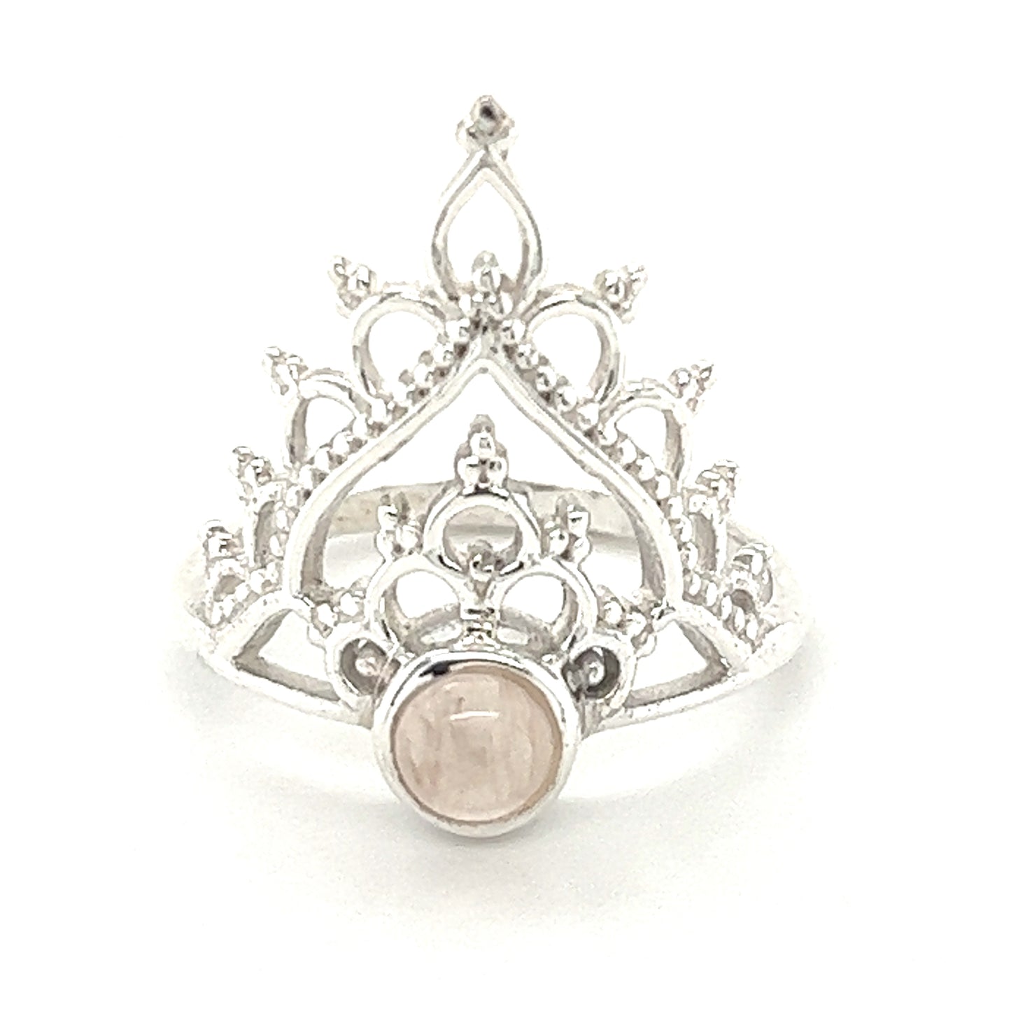 
                  
                    A Super Silver Henna Crown Ring with Natural Gemstones.
                  
                