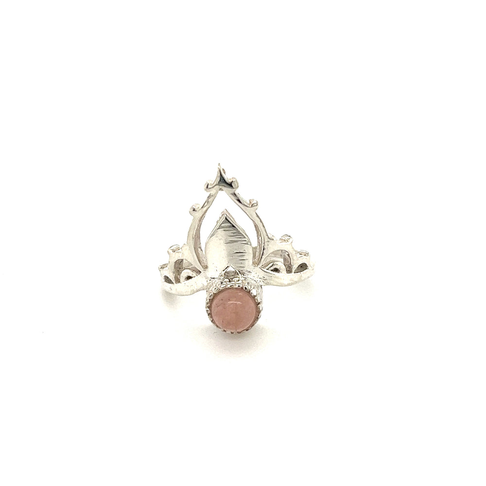 
                  
                    A Mandala Crown Ring with Natural Gemstones.
                  
                