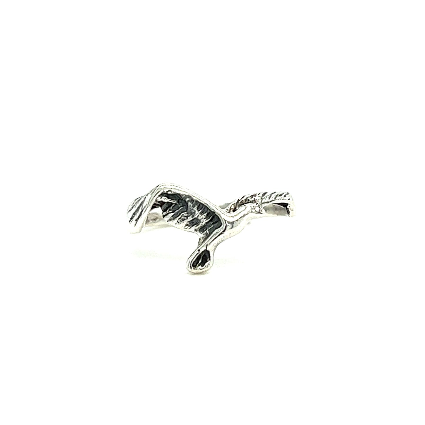 A Dainty Flying Seagull ring by Super Silver.