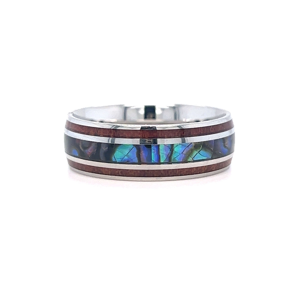 Abalone Koa Wood Bracelet