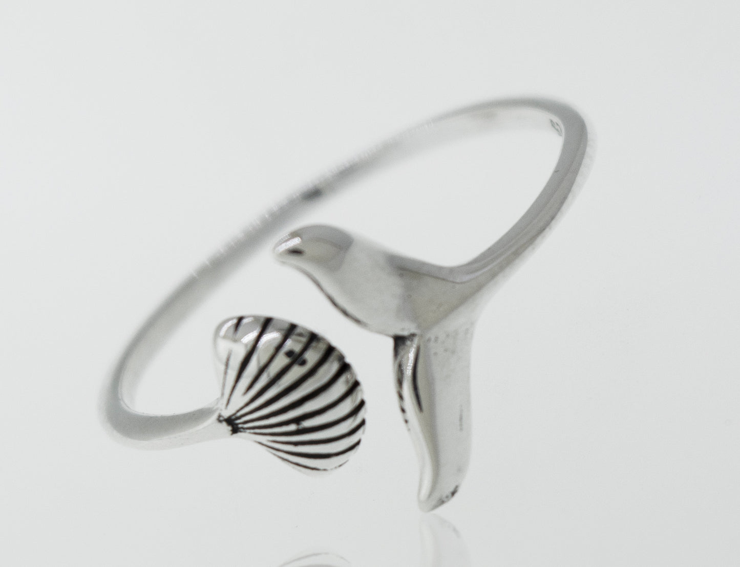 
                  
                    Shark Tail and Seashell Ring
                  
                