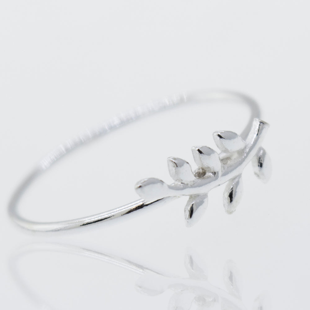 
                  
                    A delicate Little fern Silver Ring with a fern design from Super Silver.
                  
                