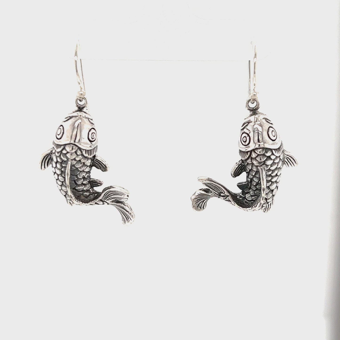 
                  
                    Load and play video in Gallery viewer, Handcrafted Koi Fish Earrings
                  
                