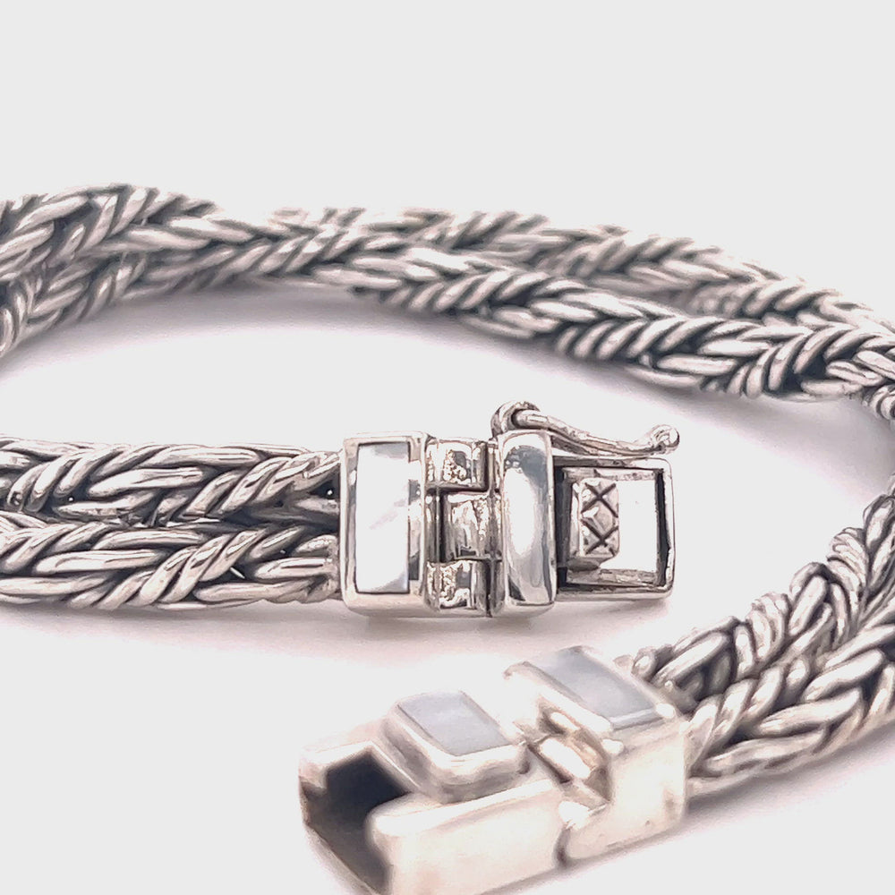 Bracelet Cord Bracelet Diamond Cut 925 Sterling Silver