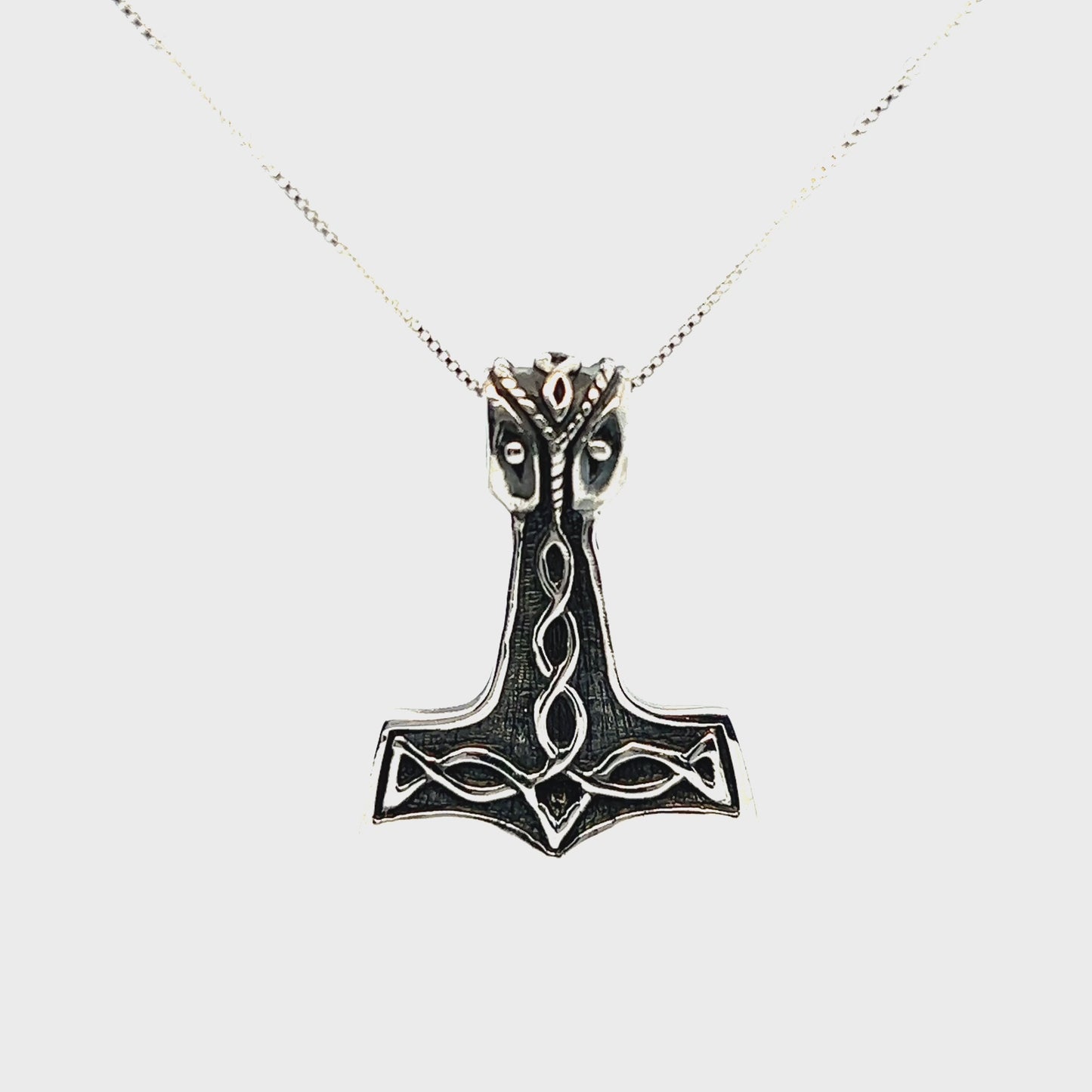 
                  
                    Load and play video in Gallery viewer, Celtic Hammer Pendant
                  
                
