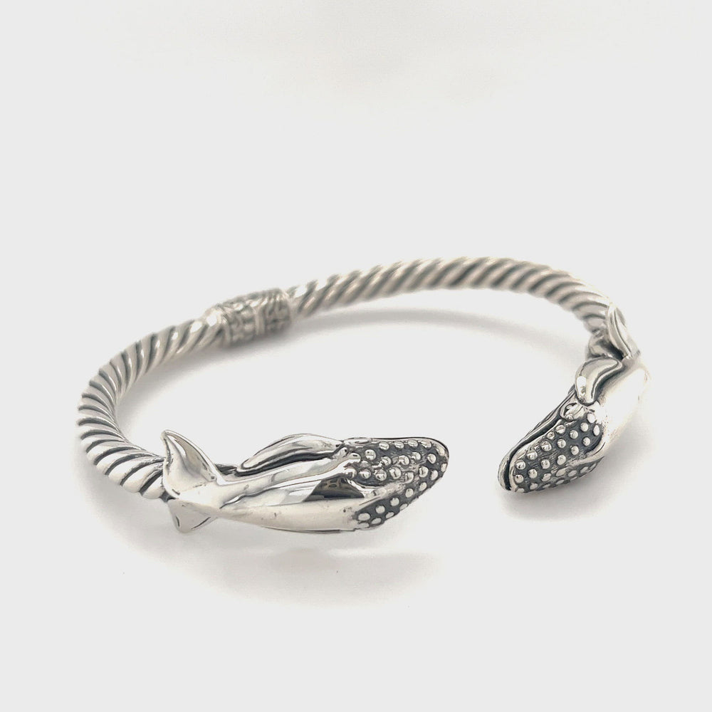 
                  
                    Load and play video in Gallery viewer, Exquisite Whale Hinge Bracelet
                  
                