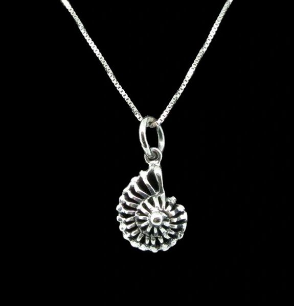 
                  
                    A Small Nautilus Pendant with a Super Silver, perfect for sea lovers seeking an ocean vibe.
                  
                