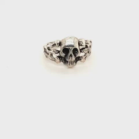 
                  
                    Load and play video in Gallery viewer, Skull Ring
                  
                