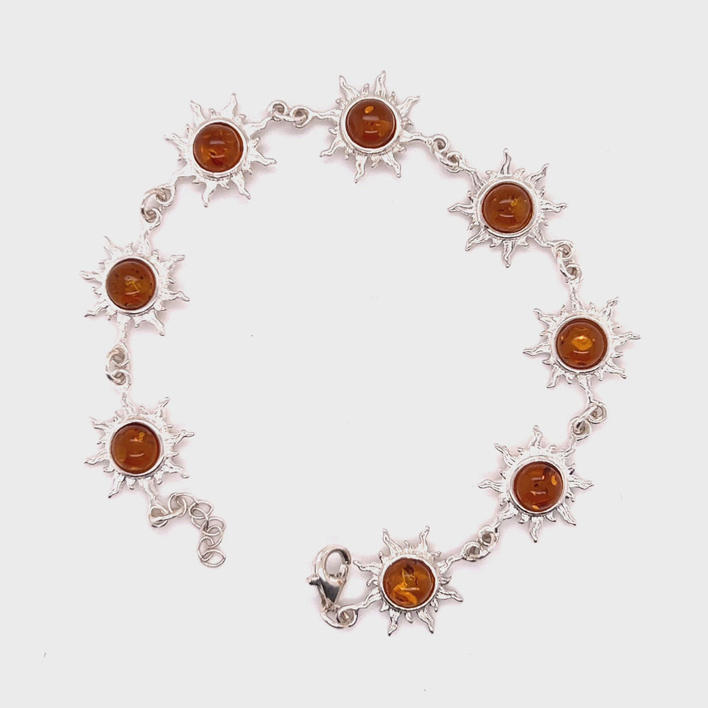 
                  
                    Load and play video in Gallery viewer, Sparkling Amber Sun Bracelet
                  
                