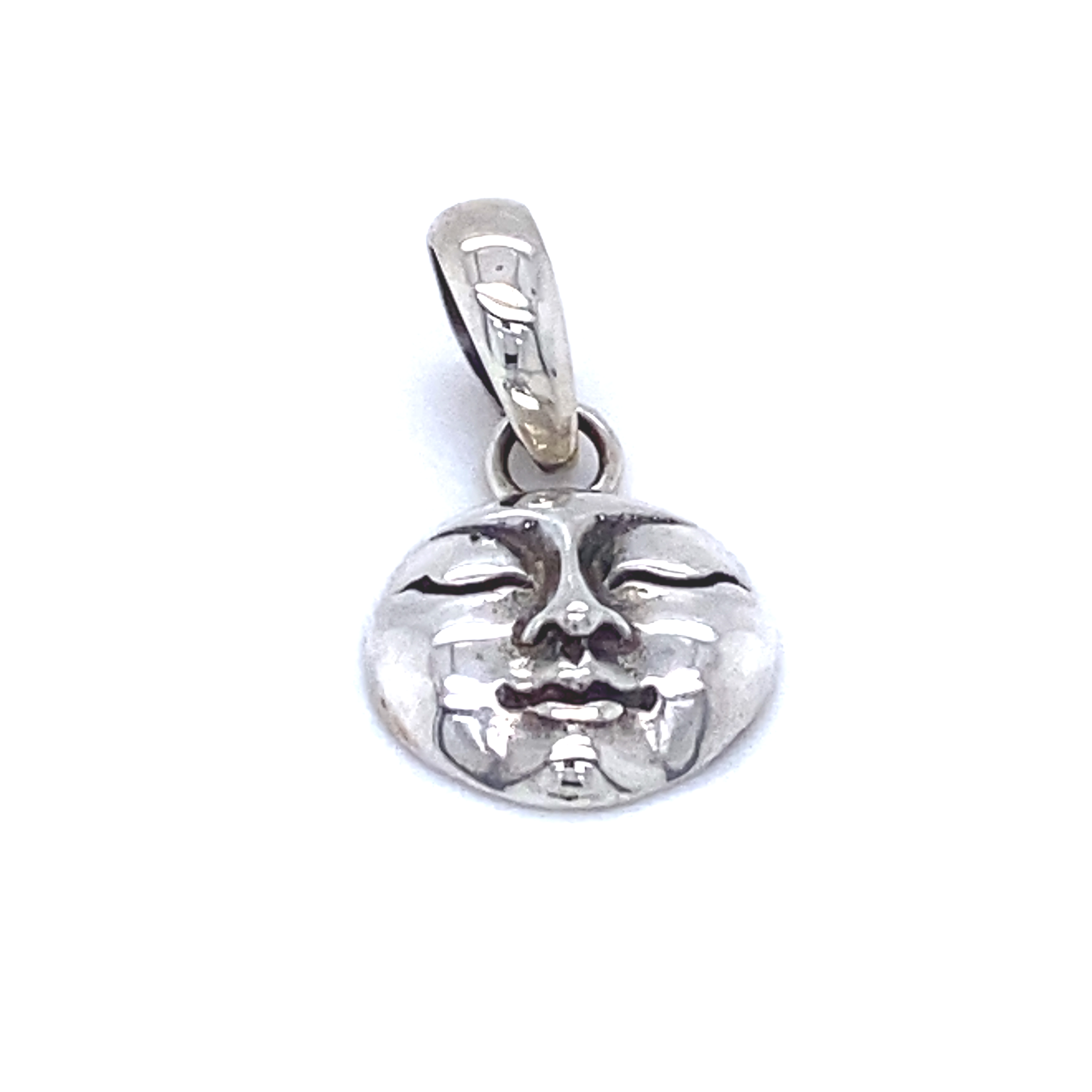 Small Moon Goddess Pendant – Super Silver