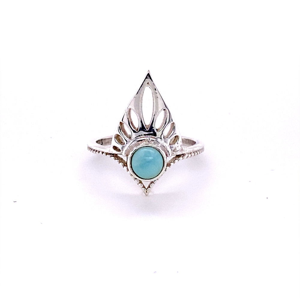 
                  
                    A unique Super Silver Henna Shield Ring with Natural Gemstones, perfect for gemstone lovers.
                  
                