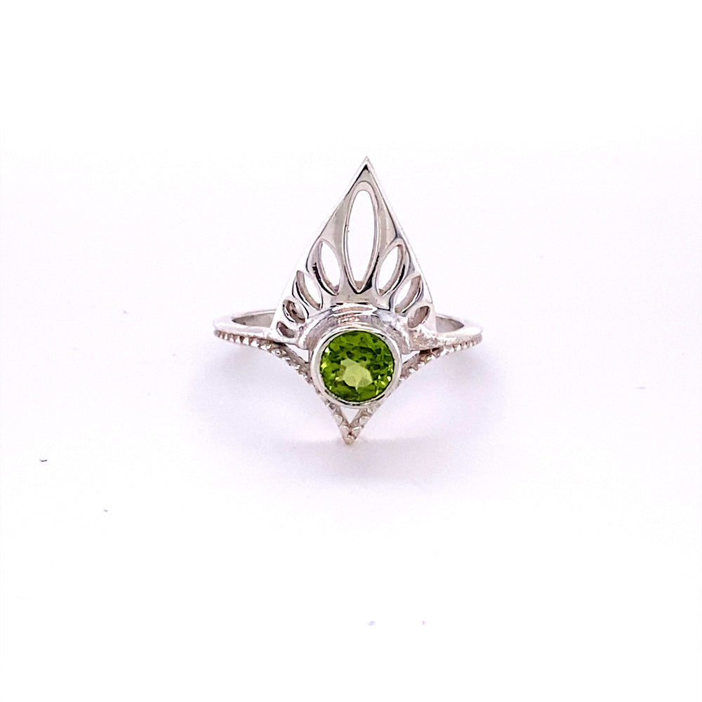 
                  
                    A unique Henna Shield Ring with Natural Gemstones from Super Silver.
                  
                