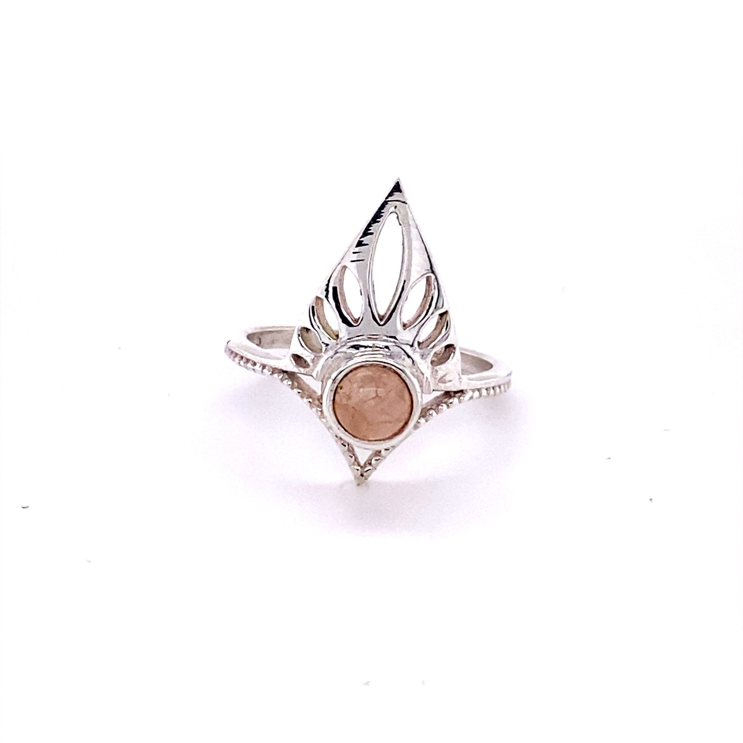 
                  
                    A unique Super Silver Henna Shield Ring with Natural Gemstones.
                  
                