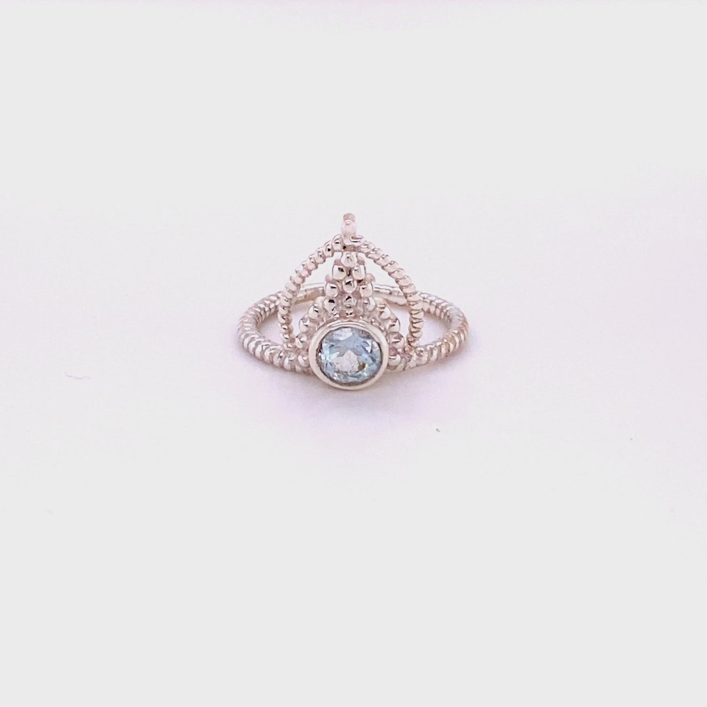 
                  
                    Load and play video in Gallery viewer, Simple Tiara Ring with Natural Gemstones
                  
                