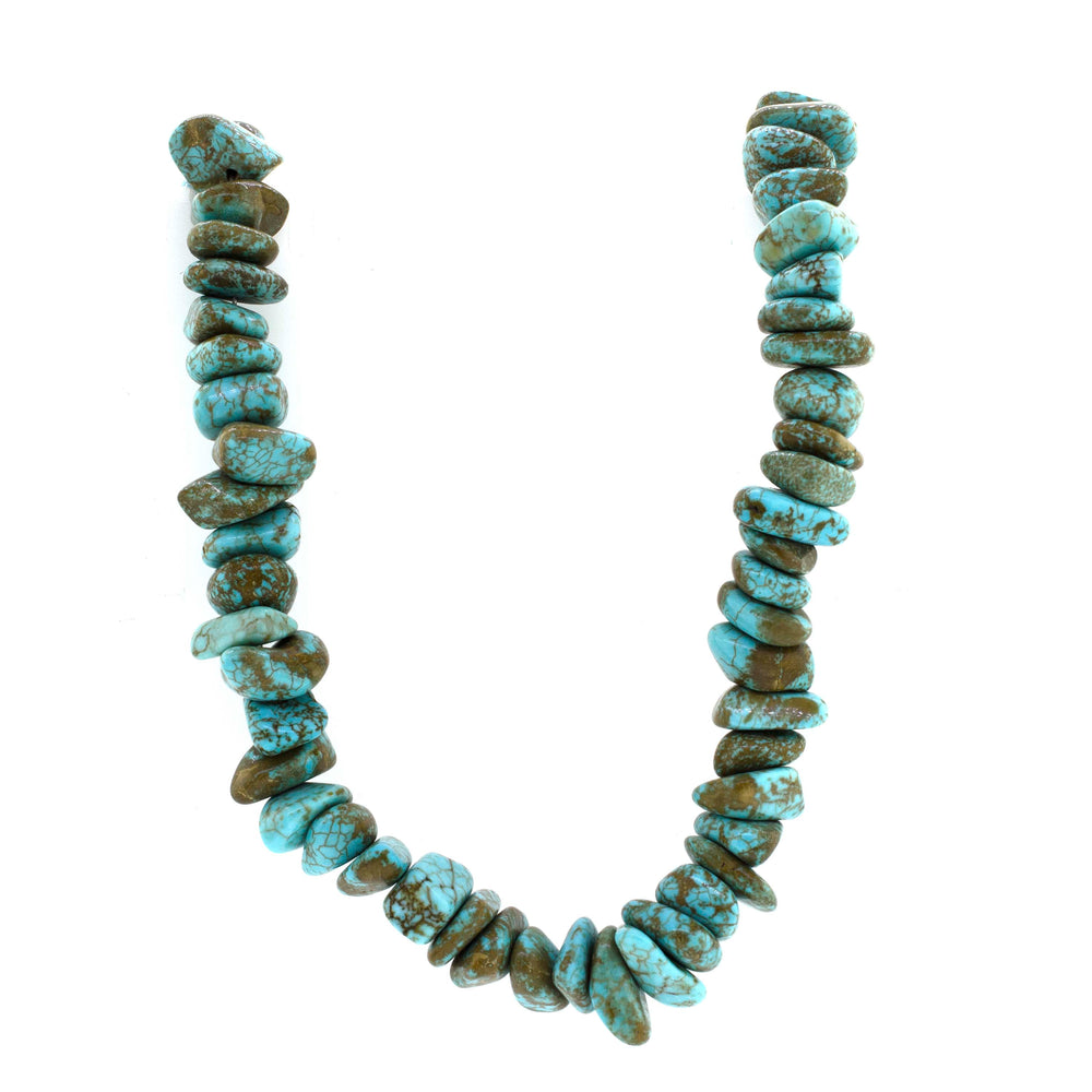 
                  
                    A Dreamy Colorado Turquoise Beaded Necklace made of Super Silver.
                  
                
