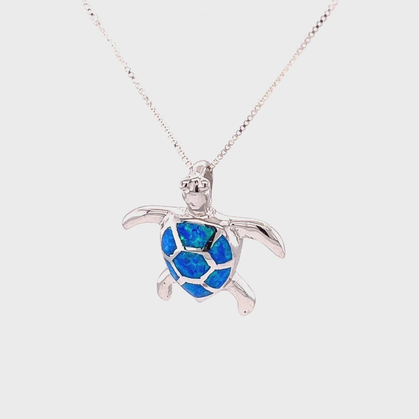 
                  
                    Load and play video in Gallery viewer, Opal Sea Turtle Pendant
                  
                