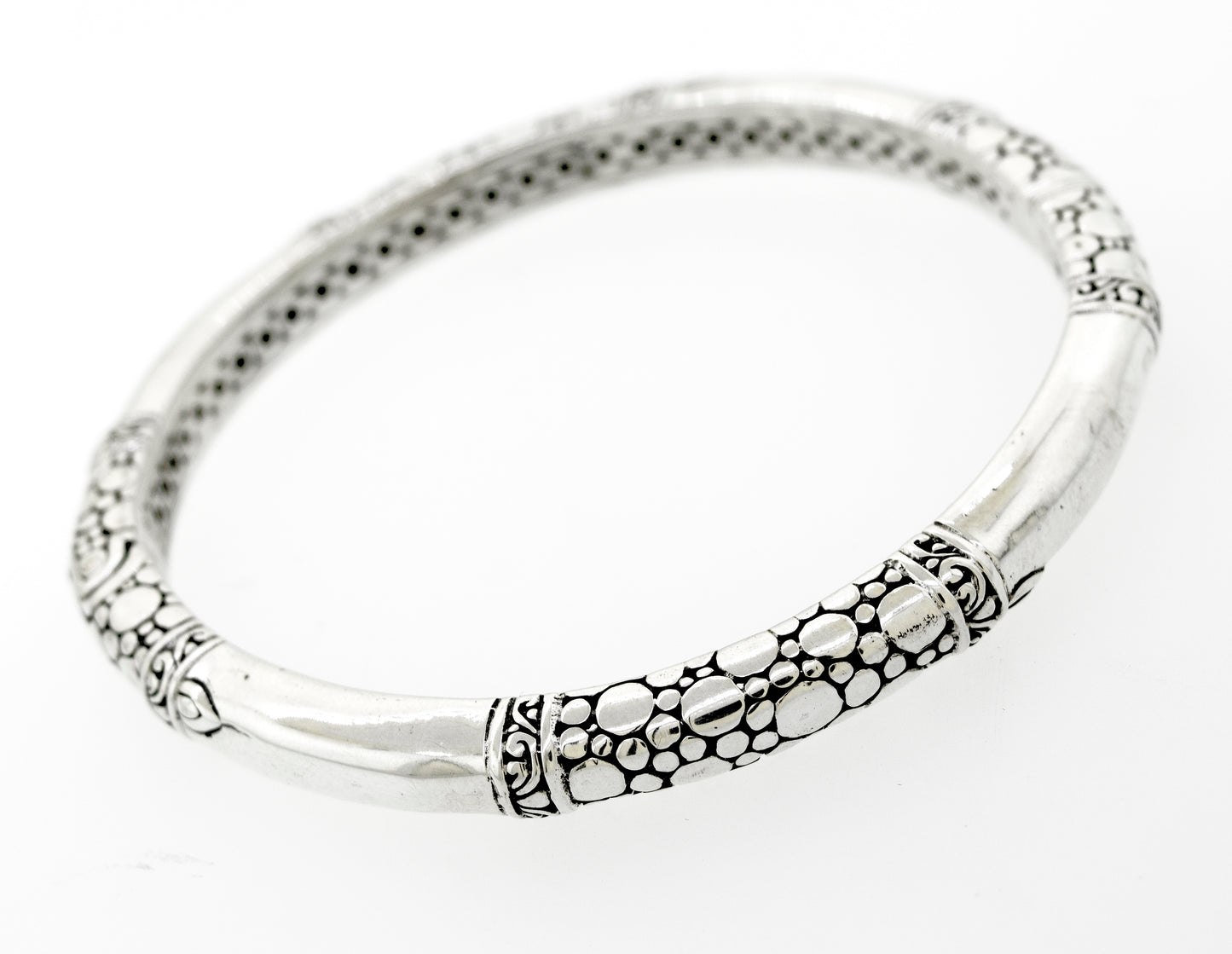 Buy Silver Bracelet for Men Online: Pure Silver Handcrafted Silver Kada,  Designs, Price