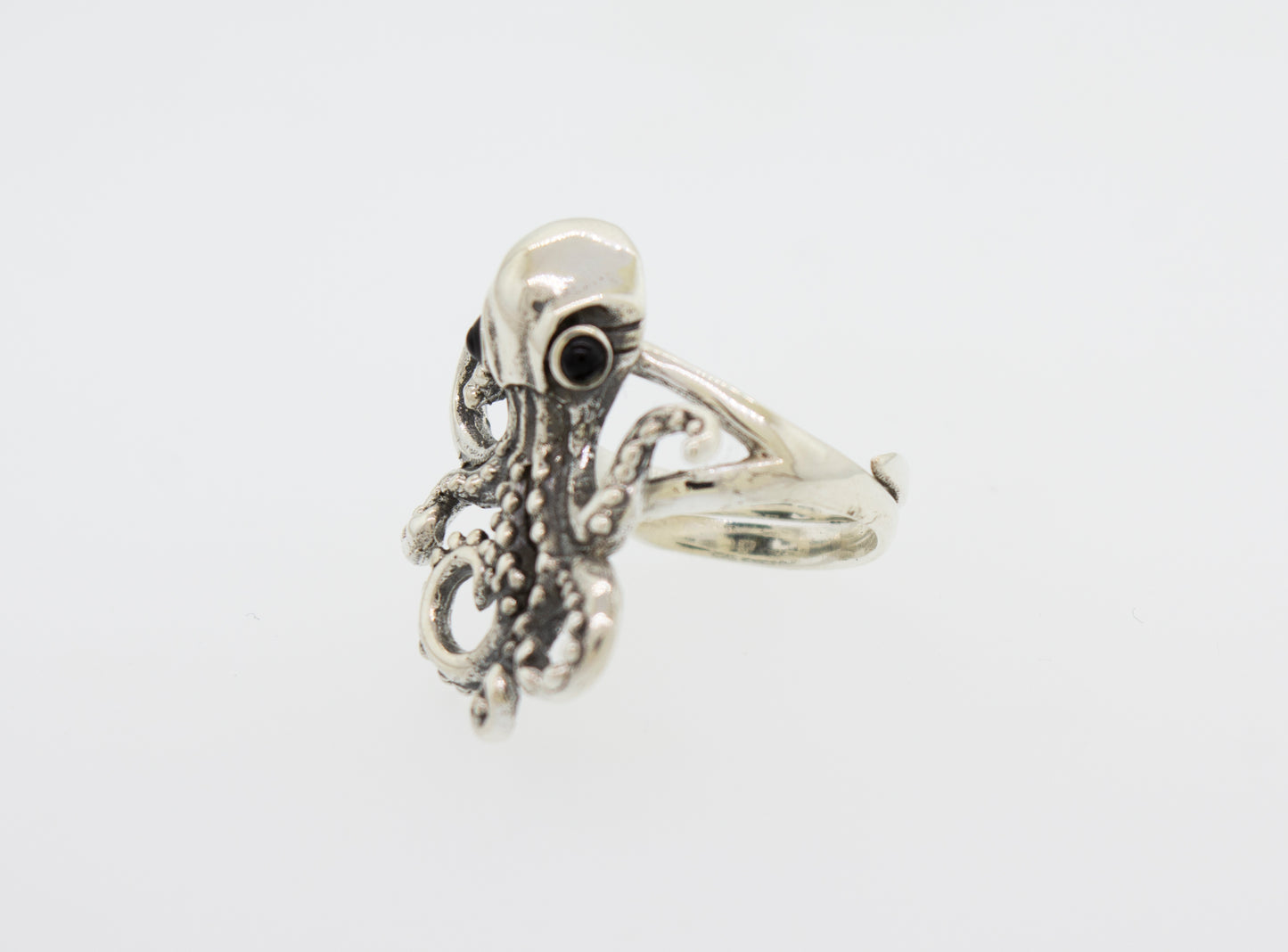
                  
                    A designer Octopus Adjustable Ring.
                  
                