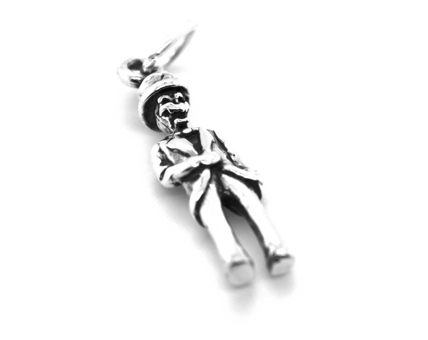 A Super Silver Skeleton Groom Charm, perfect for the Halloween season.