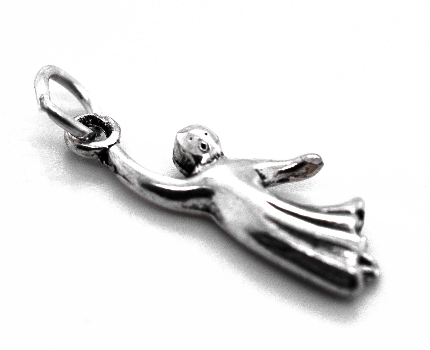 
                  
                    A Super Silver Ghost Charm with a flying angel on it, perfect for adding to your silver collection.
                  
                