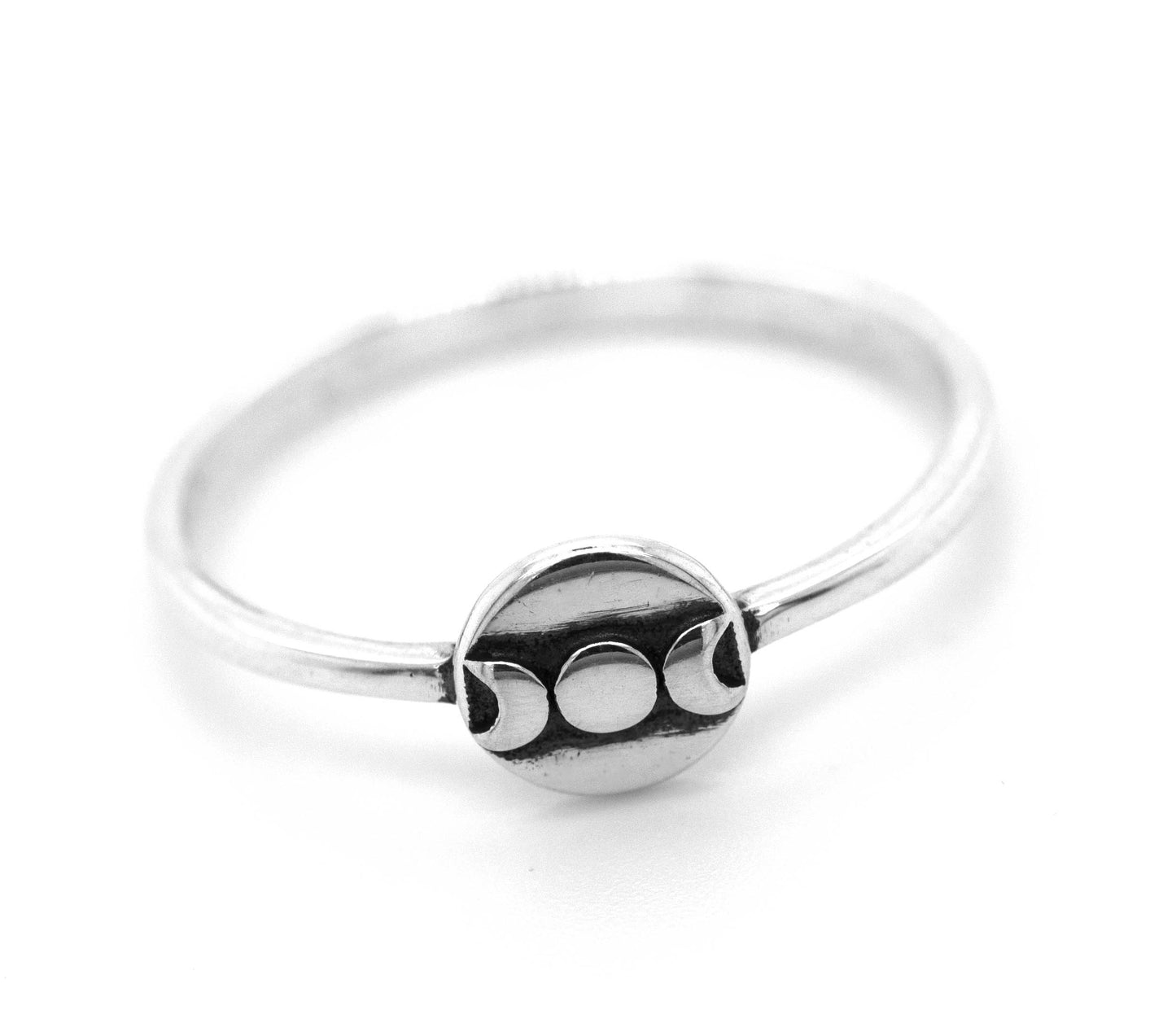 
                  
                    A Dainty Moon Phases ring from Super Silver.
                  
                