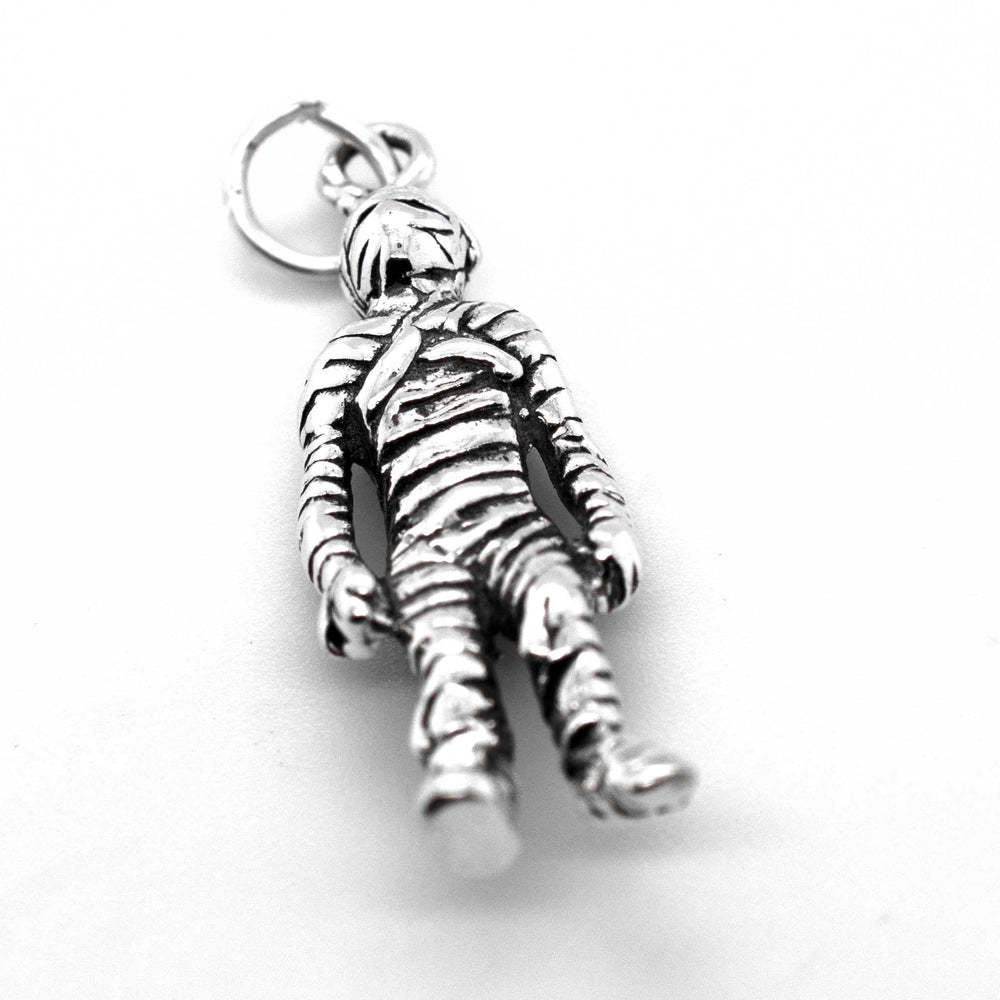 A Haunting Mummy Charm from Super Silver on a white background.