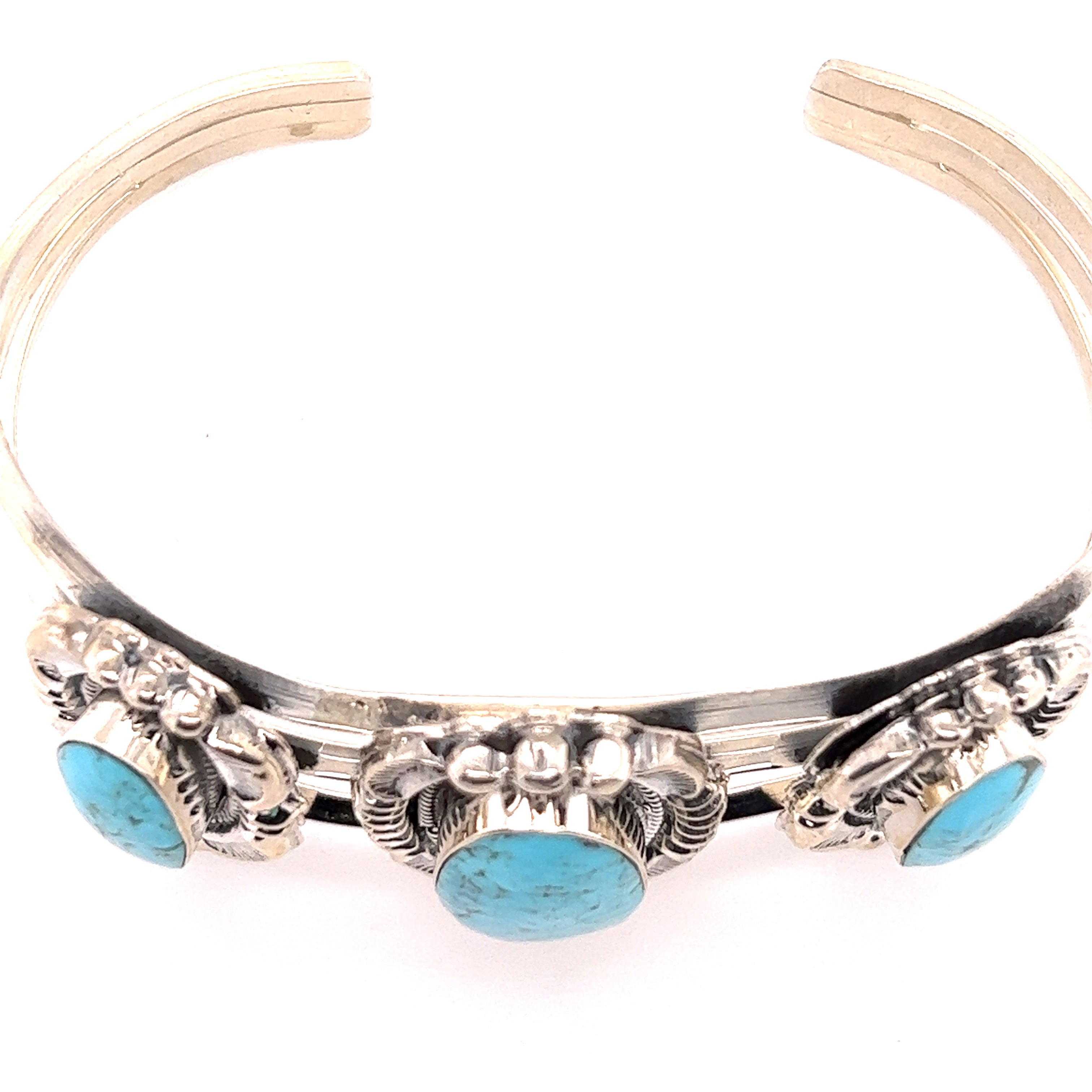 Stunning deals 925 Sterling Silver Turquoise Cuff Bracelet