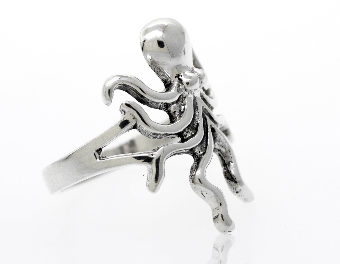 
                  
                    Sterling Silver Octopus Ring
                  
                