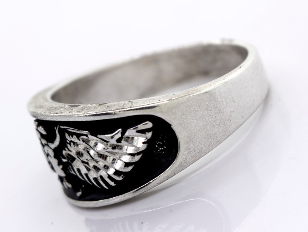 
                  
                    American Made Heavy Eagle Ring
                  
                